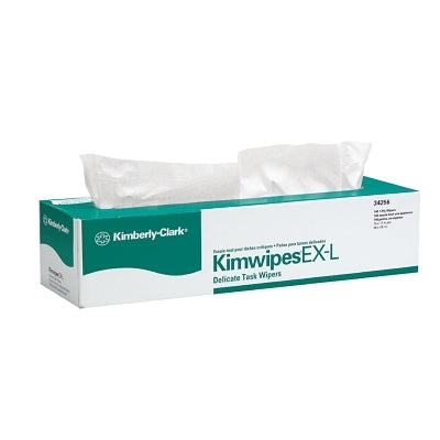 Kimberly-Clark Kimtech Science Kimwipes Delicate Task Wiper, White, 14.7 in W x 16.6 in L, 140/BX (993-34256) 15 BX / CA