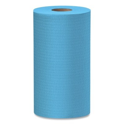 Kimberly-Clark X60 Cloth Wiper, Blue, 19.6 in W x 13.4 in L, Small Roll, 130 Sheets/Roll (993-35431) 6 ROL / CA