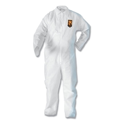 Kimberly-Clark KleenGuard™ A20 Breathable Particle Protection Coveralls, White, X-Large, ZF (412-49004) 24 EA / CA