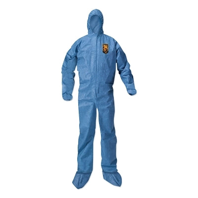 Kimberly-Clark KleenGuard™ A20 Breathable Particle Protection Coveralls, Blue Denim, 3X-Large, ZF, EBWAHB (412-58526) 20 EA / CA