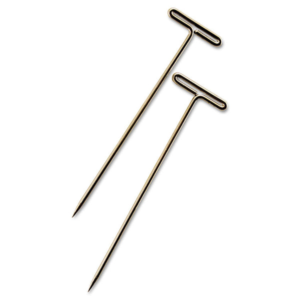 GEM® T-Pins, Steel, Silver, 1.5", 100/Box (GEM87T) Box of 100