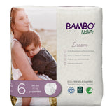 Bambo® Nature Dream Unisex Baby Diaper Size 6 Disposable Heavy Absorbency (1191023_CS) 144/CS