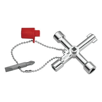 Knipex Control Cabinet Key, Silver (414-001103) Each