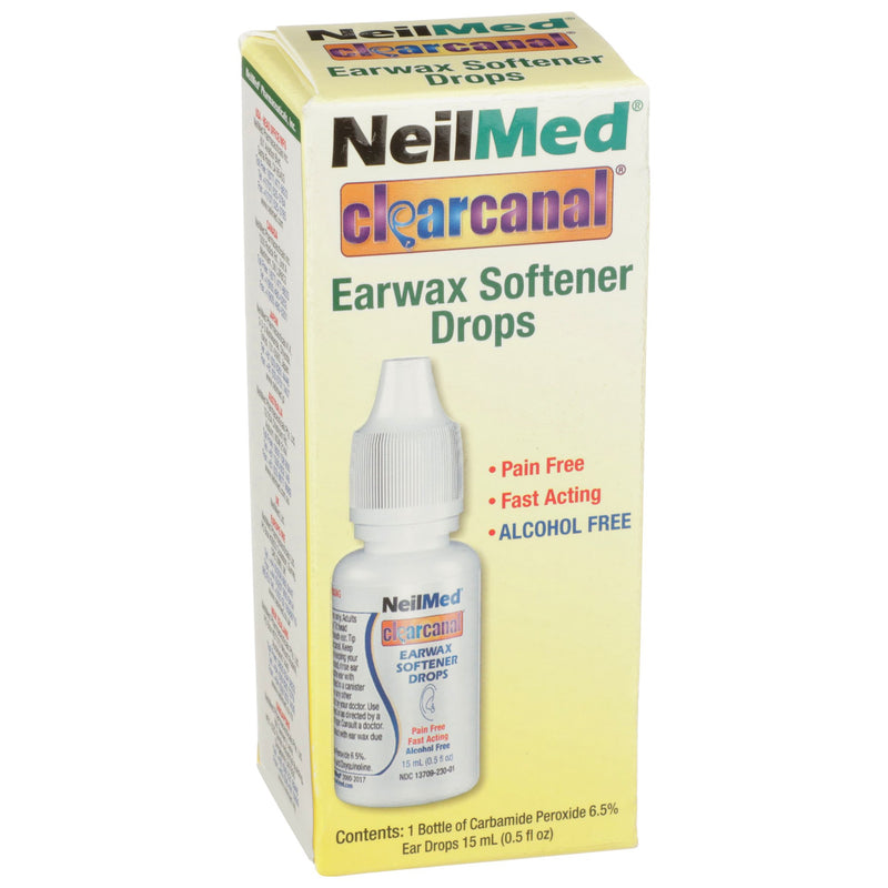 NeilMed® Ear Wax Remover 0.5 oz. Otic Drops 6.5% Strength Carbamide Peroxide (1129811_CS) 96/CS