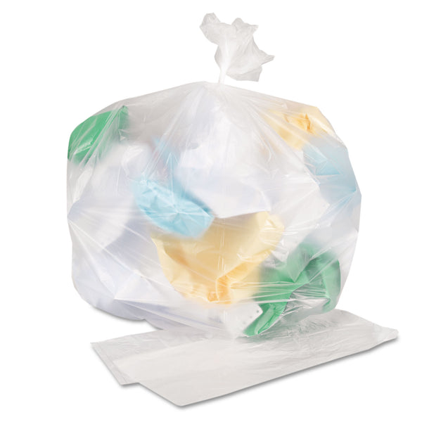 GEN High Density Can Liners, 16 gal, 7 mic, 24" x 31", Natural, 50 Bags/Roll, 20 Rolls/Carton (BWK243108) Case of 1000