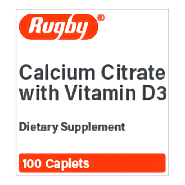 Major Pharmaceuticals Joint Health Supplement Calcium Citrate / Vitamin D3 315 mg - 5 mcg Strength Tablet 100 per Bottle (1218039_BT) 1/BT
