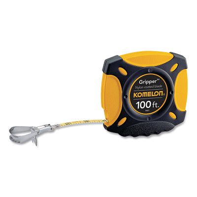 Komelon Usa Gripper™ Series Power Tape, 3/8 in x 100 ft, SAE, Yellow/Black (416-9901) Each