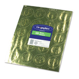 Geographics® Self-Adhesive Embossed Seals, 2" dia, Gold, 20/Sheet, 5 Sheets/Pack (GEO20014) Pack of 100