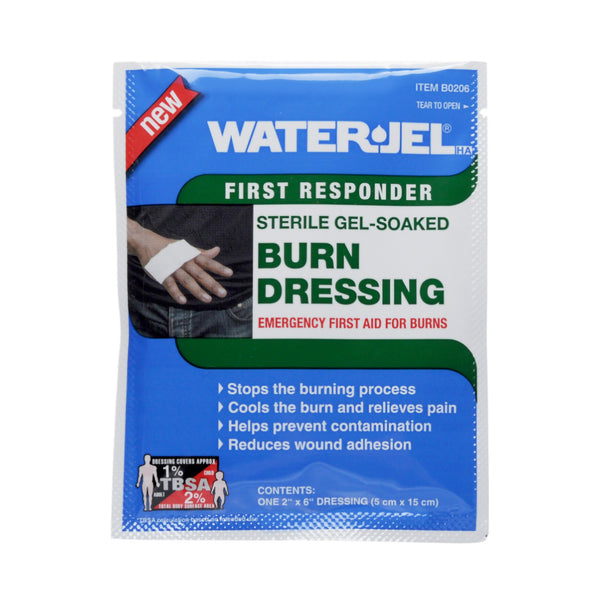 Water-Jel® First Responder Hydrogel Burn Dressing Sheet 2 X 6 Inch Sterile (1071031_EA) 1/EA