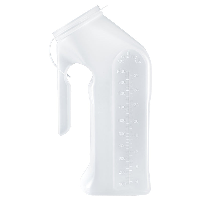 McKesson Male Urinal 1 Quart / 1000 mL With Closure Single Patient Use (1177279_EA) 1/EA