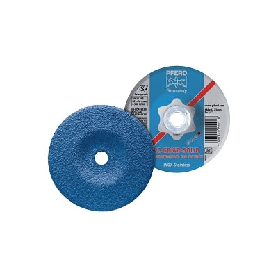 Pferd Inc CC Grind Solid Stainless-Steel (INOX) Grinding Wheel, 4-1/2 x 7/8 (419-61215) Pack of 10