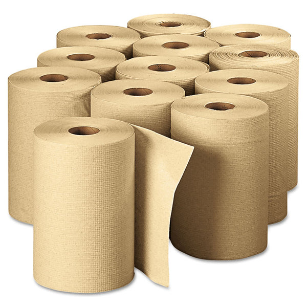 Georgia Pacific® Professional Pacific Blue Basic Nonperforated Paper Towels, 1-Ply, 7.88 x 350 ft, Brown, 12 Rolls/Carton (GPC26401) Case of 12