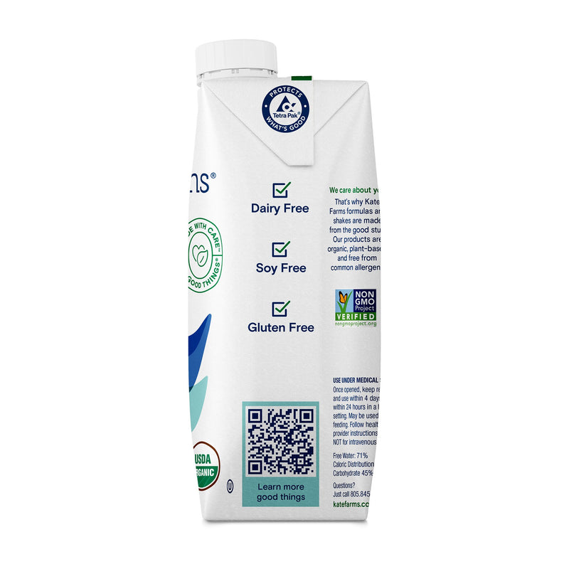 Kate Farms Standard 1.4 Oral Supplement Vanilla Flavor Liquid 11 oz. Carton (1170423_CS) 12/CS