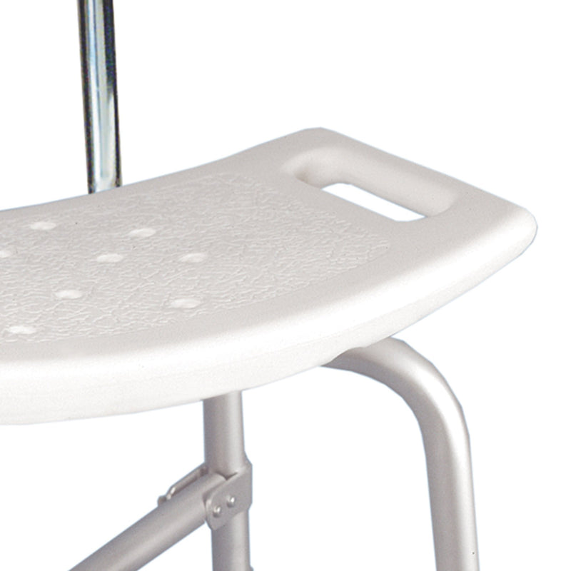 McKesson Bath Bench Without Arms Aluminum Frame With Backrest 20 Inch Seat Width 500 lbs. Weight Capacity (1205414_CS) 1/CS