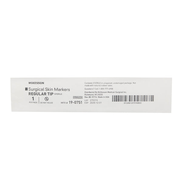 McKesson Skin Marker Prep-Resistant Gentian Violet Ink Sterile Full Size Regular Tip (664538_EA) 1/EA
