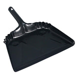 Impact® Metal Handheld Dustpan, Black, 12 Inch, 12/Case (IMP4212CT) Case of 12
