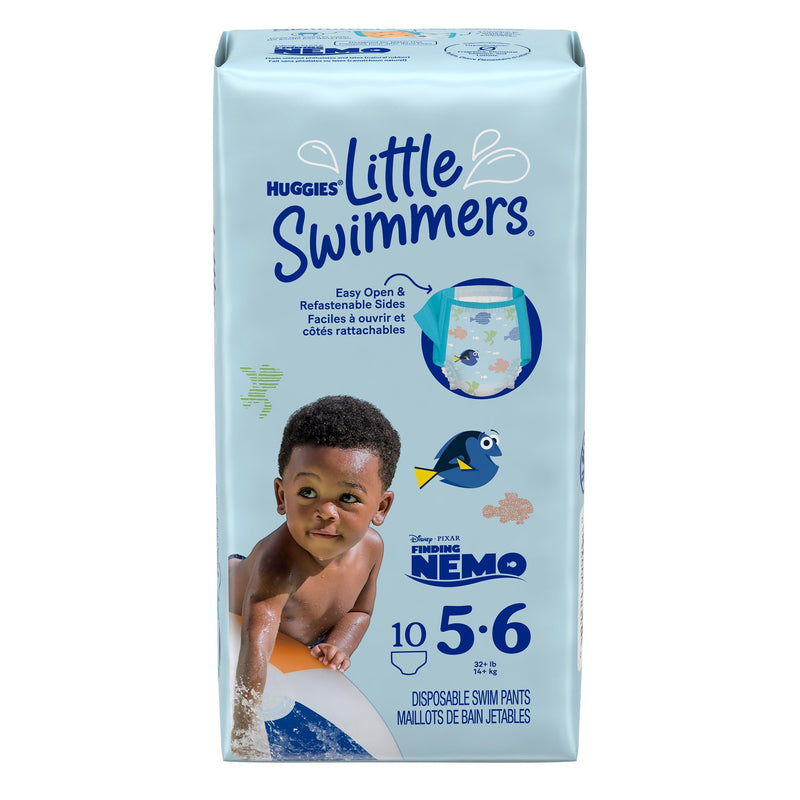 Huggies® Little Swimmers® Unisex Baby Swim Diaper Size 5 to 6 Disposable Heavy Absorbency (812722_PK) 10/PK