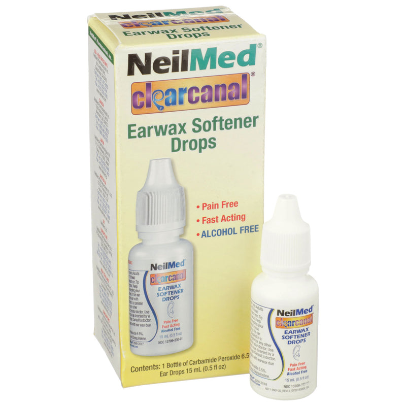 NeilMed® Ear Wax Remover 0.5 oz. Otic Drops 6.5% Strength Carbamide Peroxide (1129811_EA) 1/EA