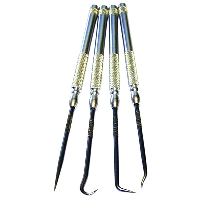 King Tool 4 Piece Aluminum Handle Pick Set (422-K4PSC) Each