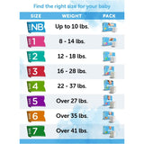 Comfees® Unisex Baby Diaper Size 4 Disposable Moderate Absorbency (993246_CS) 124/CS