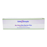 Safe N Simple™ No-Sting Skin Barrier Wipe 60% / 20% Strength Purified Water / Polyvinylpyrrolidone / Glycerin / Propylene Glycol Individual Packet Sterile (773689_BX) 100/BX