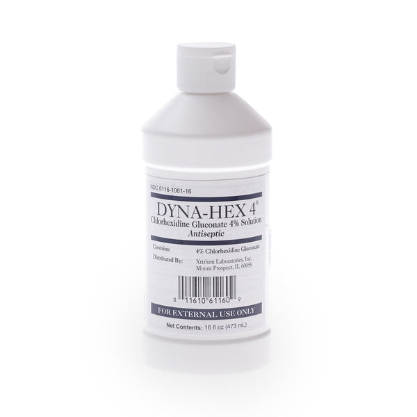 Dyna-Hex 4® Surgical Scrub Solution 16 oz. Bottle 4% Strength CHG (Chlorhexidine Gluconate) NonSterile (553879_CS) 12/CS