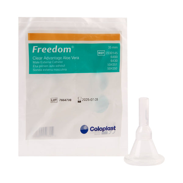 Clear Advantage® Male External Catheter Self-Adhesive Strip Silicone Large (205265_EA) 1/EA