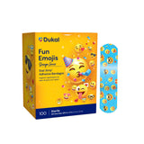 Designer Series with Stat Strip® Technology Adhesive Strip 3/4 X 3 Inch Plastic Rectangle Kid Design (Emoji Fun) Sterile (1052945_BX) 1/BX