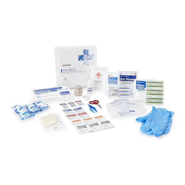 McKesson First Aid Kit 50 Person Plastic Case (1066512_CS) 6/CS