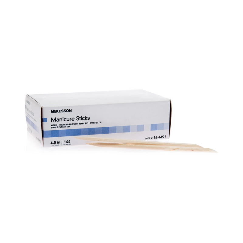McKesson Manicure Stick 4.5 Inch 100% White Birch (472582_CS) 7200/CS