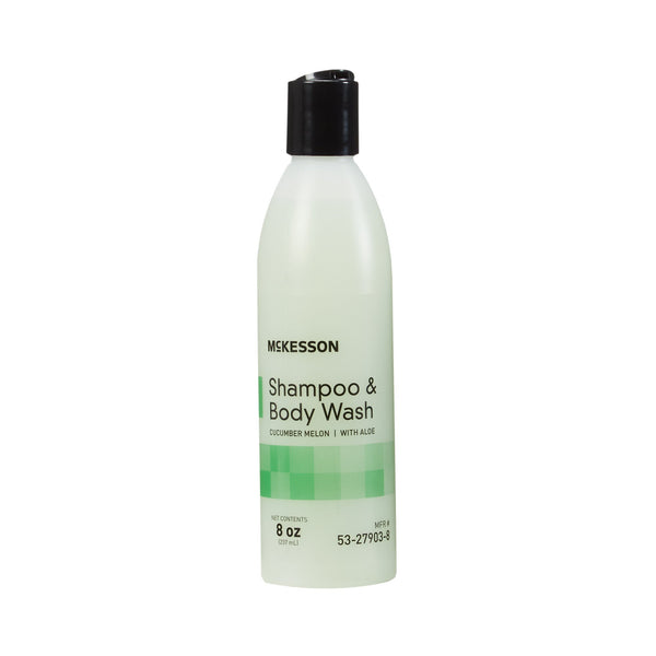 McKesson Shampoo and Body Wash 8 oz. Flip Top Bottle Cucumber Melon Scent (877022_CS) 48/CS