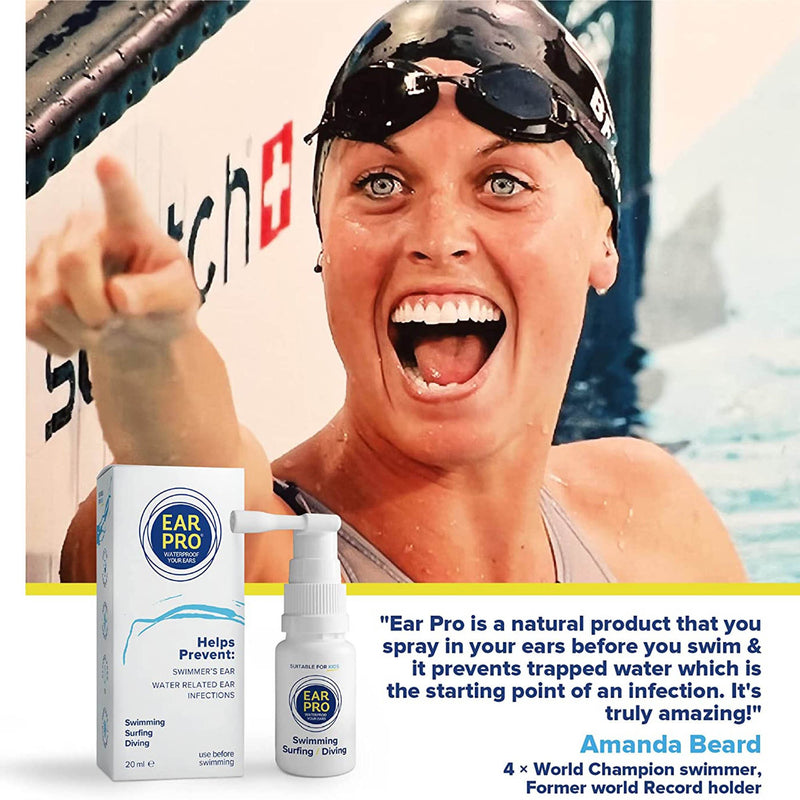 Ear Pro® Ear Waterproof Spray 20 mL Liquid Medical Grade Mineral Oil / High Grade Organic Oregano Oil (1214046_EA) 1/EA