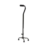McKesson Small Base Quad Cane Steel 30 to 39 Inch Height Black (1065220_CS) 4/CS