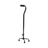 McKesson Small Base Quad Cane Steel 30 to 39 Inch Height Black (1065220_EA) 1/EA