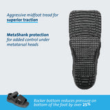 MedSurg™ Post-Op Shoe X-Large Male Black (683885_CS) 36/CS