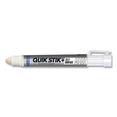 Markal Solid Paint Marker, White, 5/16 in, Medium (434-28770) 1 Box