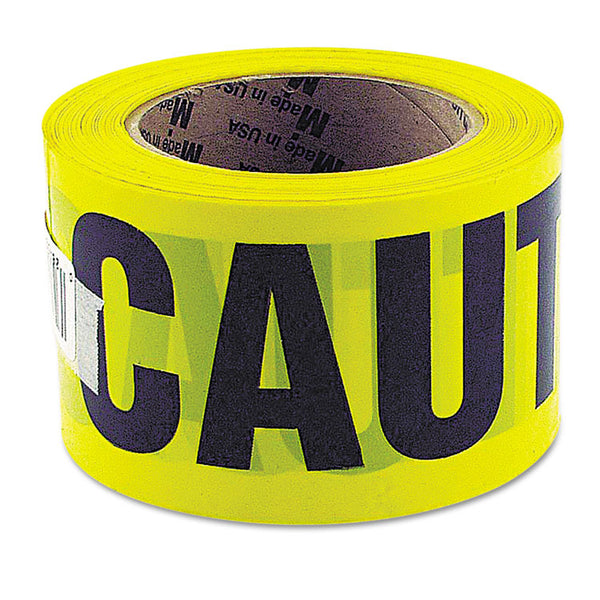 Great Neck® Caution Safety Tape, Non-Adhesive, 3" x 1,000 ft, Yellow (GNS10379) Each