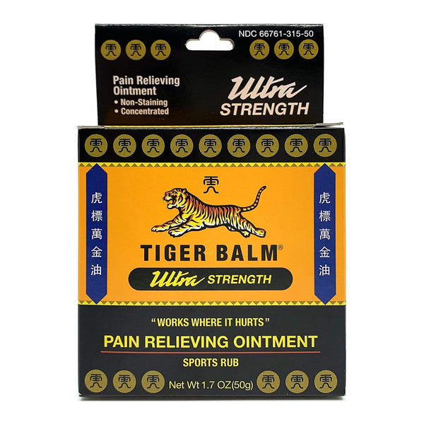 Tiger Balm® Ultra Topical Pain Relief 11% - 11% Strength Camphor / Menthol Ointment 50 Gram (525576_EA) 1/EA