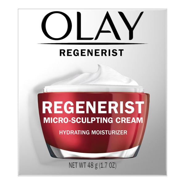 Olay Regenerist Micro-Sculpting Cream Facial Moisturizer 1.7 oz. Jar Scented Cream (1229260_EA) 1/EA