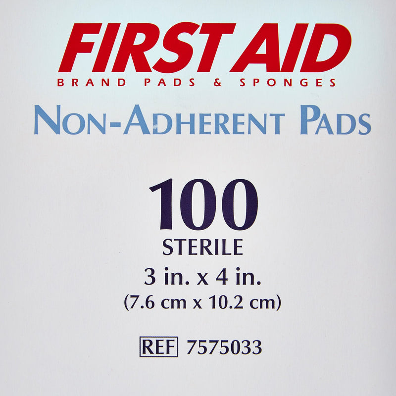 American White Cross Non-Adherent Dressing 3 X 4 Inch Sterile 1 per Pack (142142_EA) 1/EA