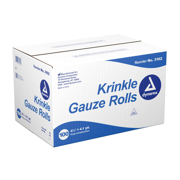 Dynarex® Fluff Bandage Roll 4-1/2 Inch X 4-1/10 Yard 6-Ply NonSterile 100 per Case (670162_EA) 1/EA