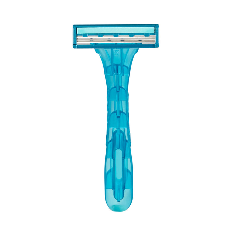 McKesson Personal Razor with Lubricating Strip Single Edge Triple Blade NonSterile Disposable (628717_BX) 10/BX