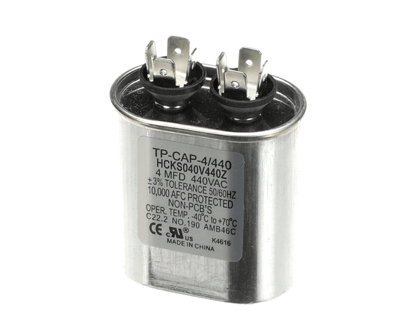 CARRIER HVAC TP-CAP-4/440 4 MFD 440V OVAL RUN CAPACITOR (CRRTP-CAP-4/440) Each