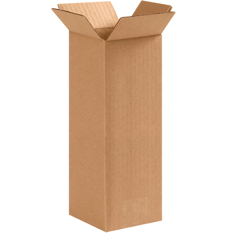 4 x 4 x 10" Tall Corrugated Boxes (4410) Bundle Of 25