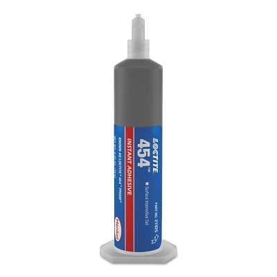 Loctite® 454™ Prism® Instant Adhesive, Surface Insensitive Gel, 10 g, Tube, Clear (442-231346) Each
