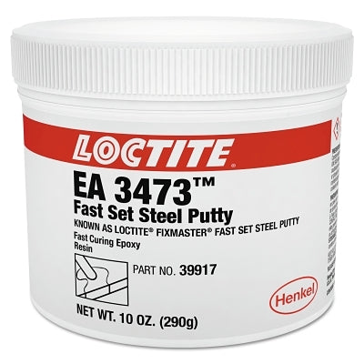Loctite Corporation Fixmaster® Fast Set Steel Putty Kit, 1 lb, Kit, Gray/White (442-219293) 1 Kit
