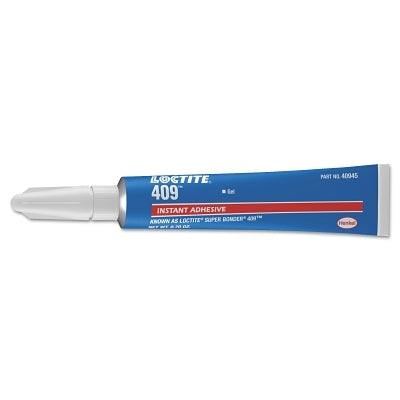 Loctite® 409™ Super Bonder® Instant Adhesive, General Purpose Gel, 20 g, Tube, Clear (442-135442) Each
