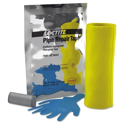 Loctite Corporation Pipe Repair Kit, 4 in x 12 ft , White Tape, with Epoxy stick and Gloves (442-269078) 1 Kit