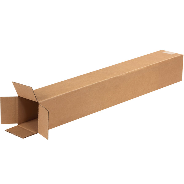 4 x 4 x 28" Tall Corrugated Boxes, Bundle Of 25 Bundle Of 25