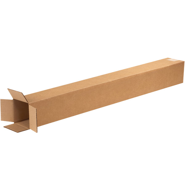 4 x 4 x 36" Tall Corrugated Boxes, Bundle Of 25 Bundle Of 25